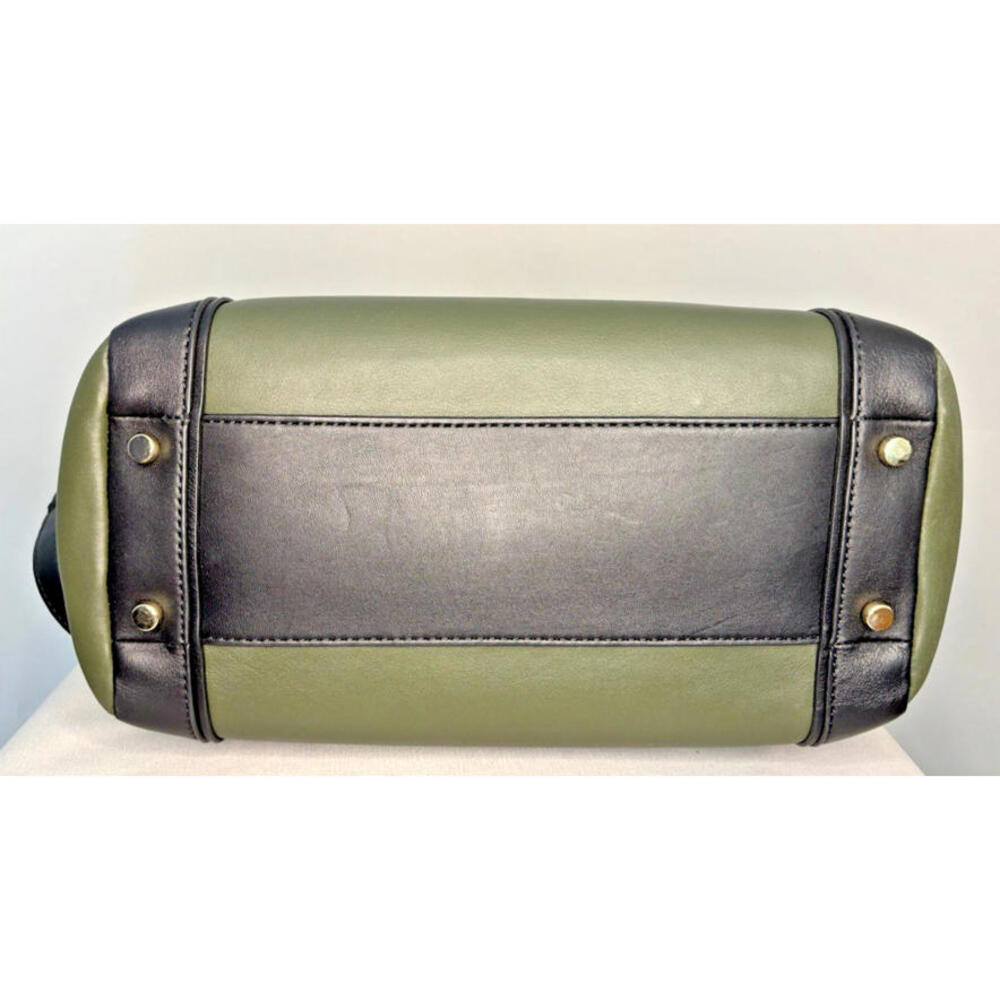 Kate Spade Gr/Bk Hudson Street Blake Cruiser Convertible Satchel Purse Bag EUC - Picture 4 of 6